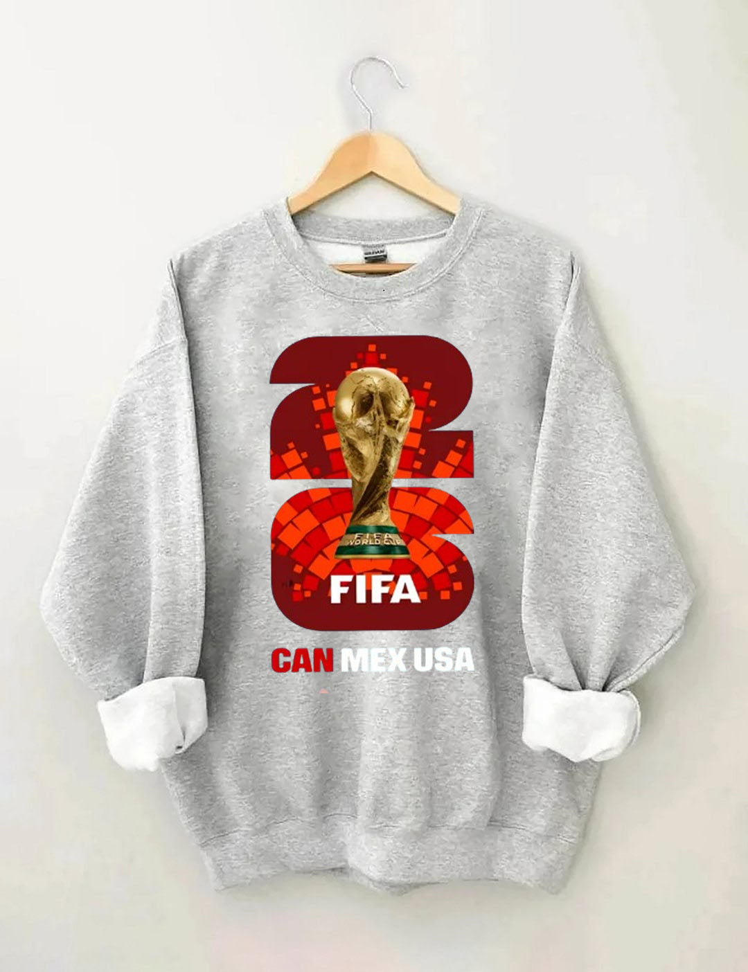 FIFA World Cup 2026 , USA Canada Mexico Soccer Sweatshirt