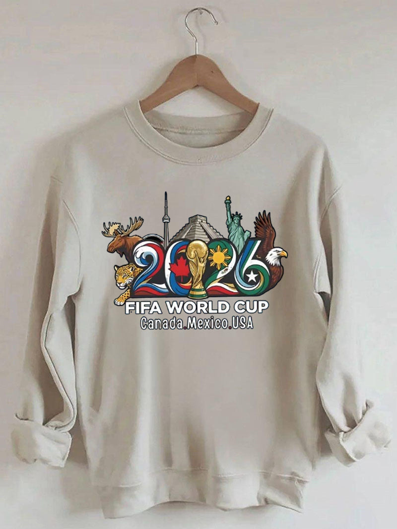 FIFA World Cup 2026 , USA Canada Mexico Soccer, Football Fan , World Cup Gift Sweatshirt