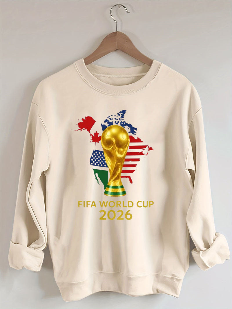 FIFA World Cup 2026 , USA Canada Mexico Soccer, Football Fan , World Cup Gift Sweatshirt