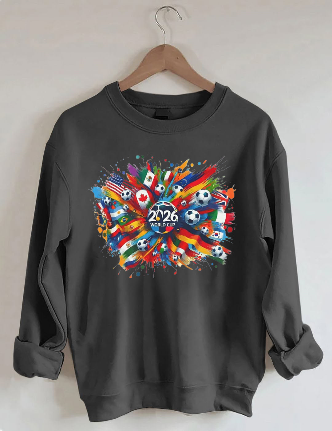 World Soccer 2026 Game Flag Sweatshirt