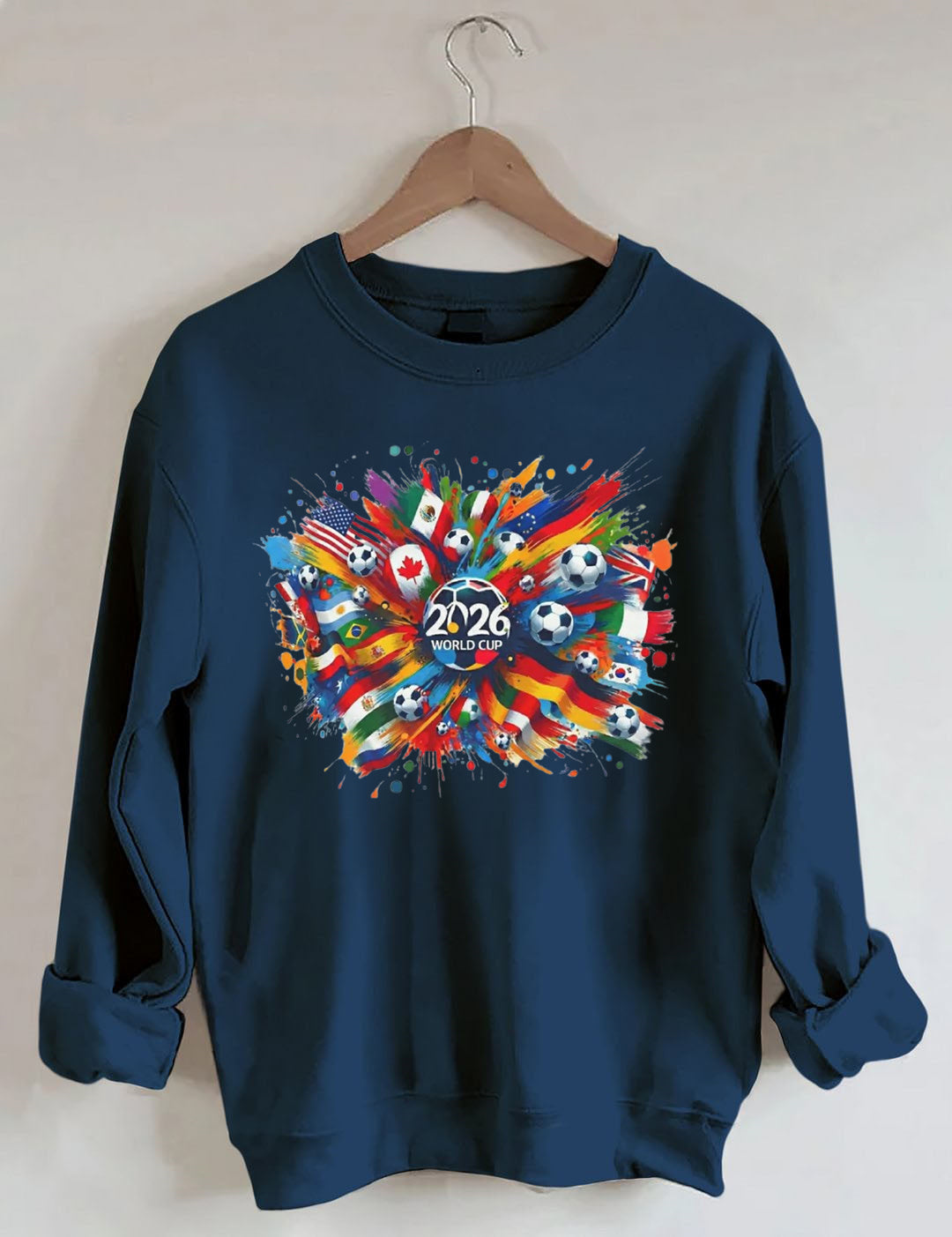 World Soccer 2026 Game Flag Sweatshirt