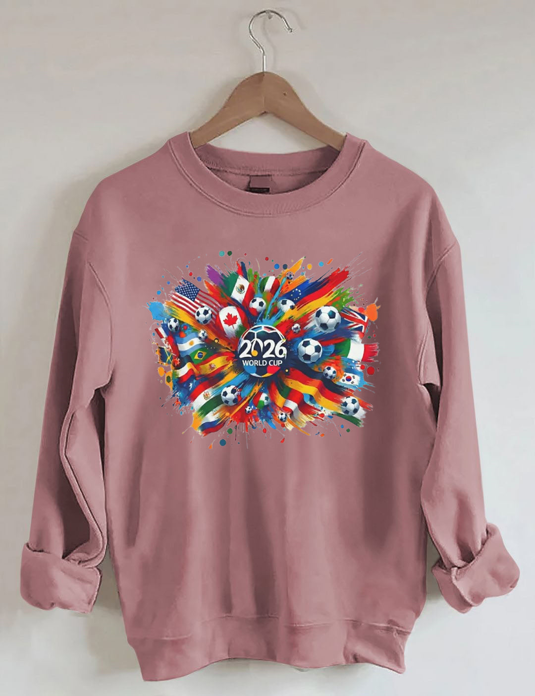 World Soccer 2026 Game Flag Sweatshirt