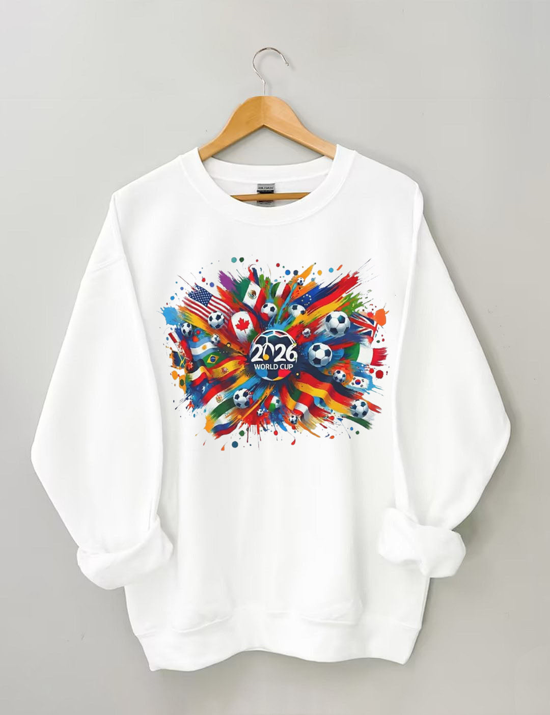 World Soccer 2026 Game Flag Sweatshirt