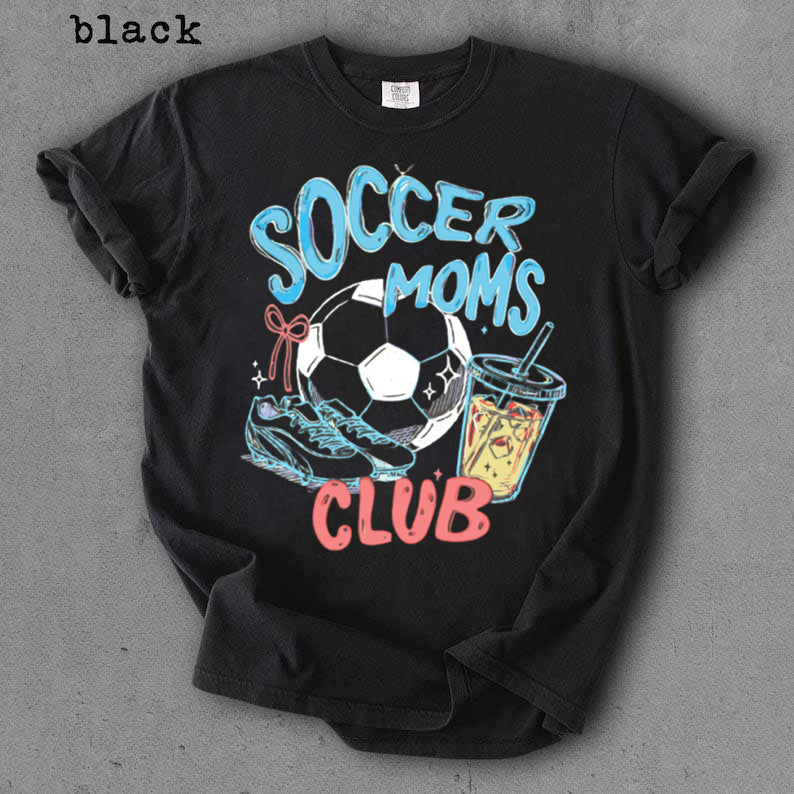Soccer Moms Club Gameday Doodle Soccer Shirt