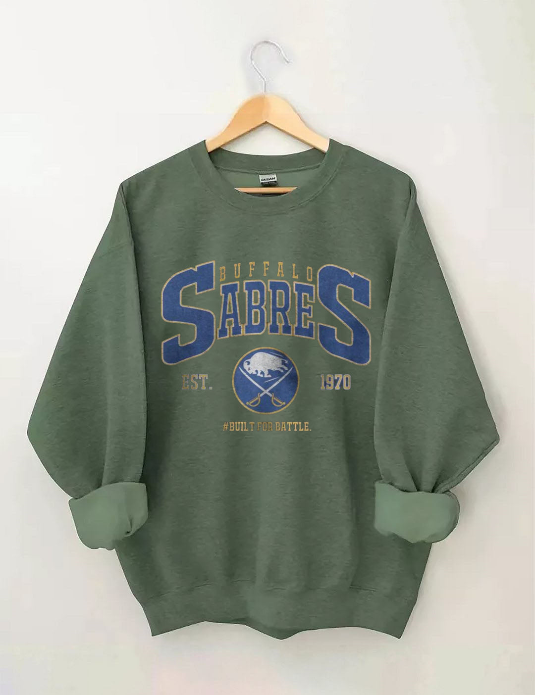 Vintage 90s Buffalo Sabres Ice Hockey Sweatshirt