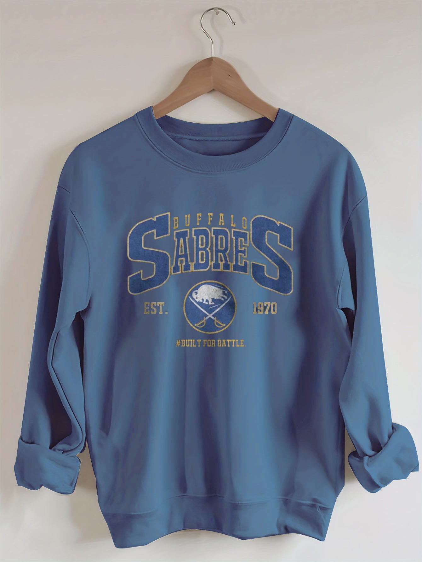 Vintage 90s Buffalo Sabres Ice Hockey Sweatshirt