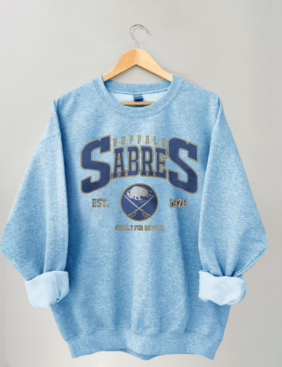 Vintage 90s Buffalo Sabres Ice Hockey Sweatshirt
