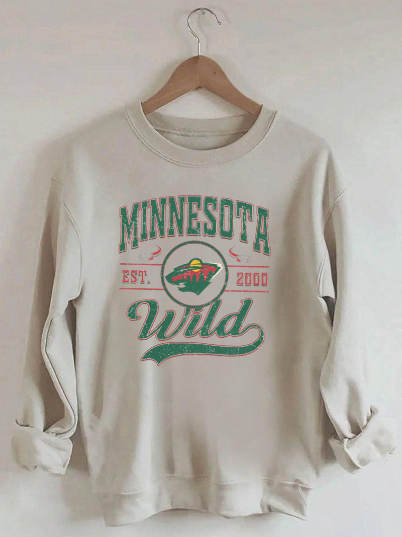 Vintage Minnesota Wild Hockey Sweatshirt