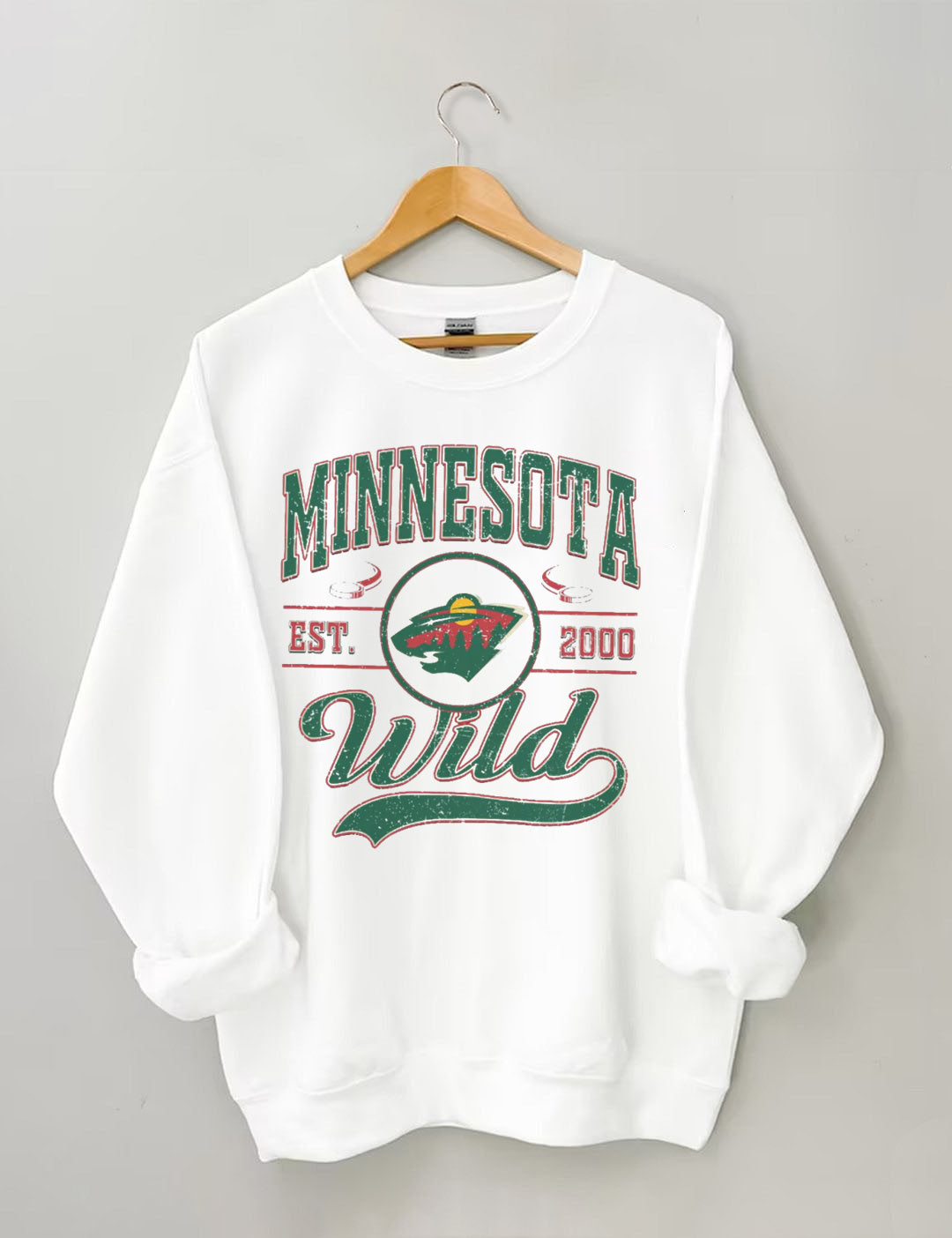 Vintage Minnesota Wild Hockey Sweatshirt