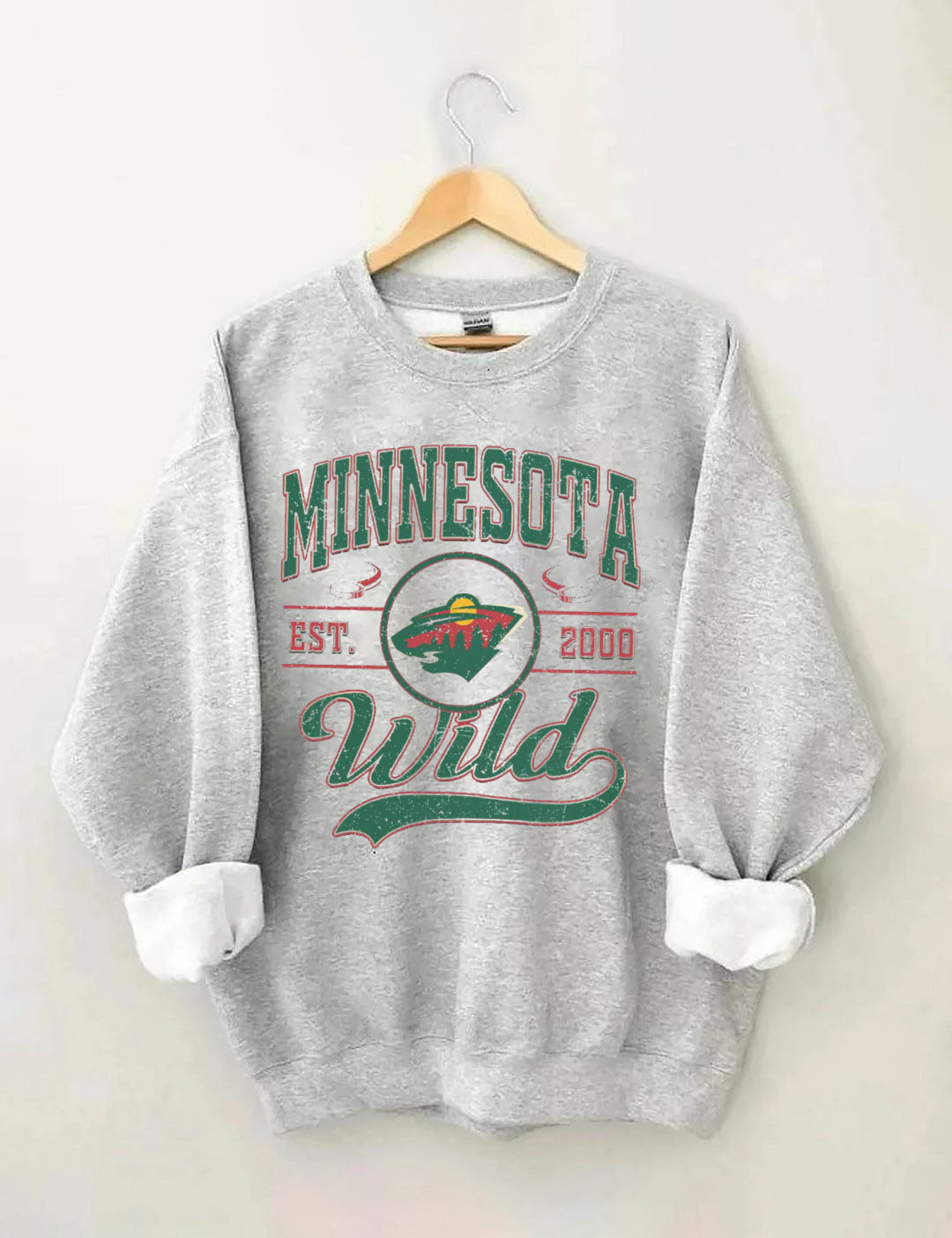 Vintage Minnesota Wild Hockey Sweatshirt
