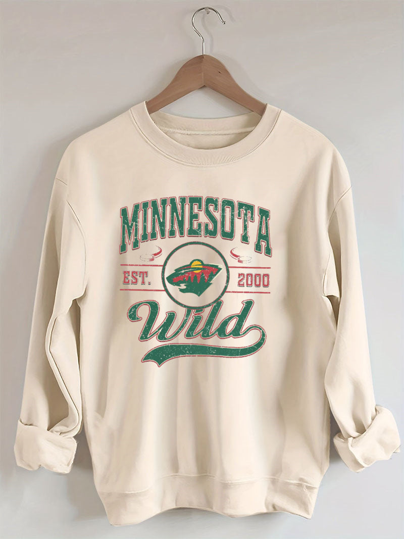 Vintage Minnesota Wild Hockey Sweatshirt