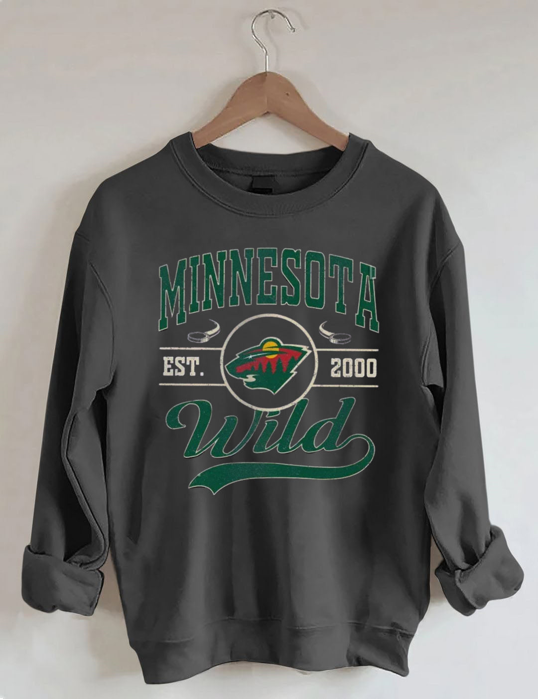 Vintage Minnesota Wild Hockey Sweatshirt