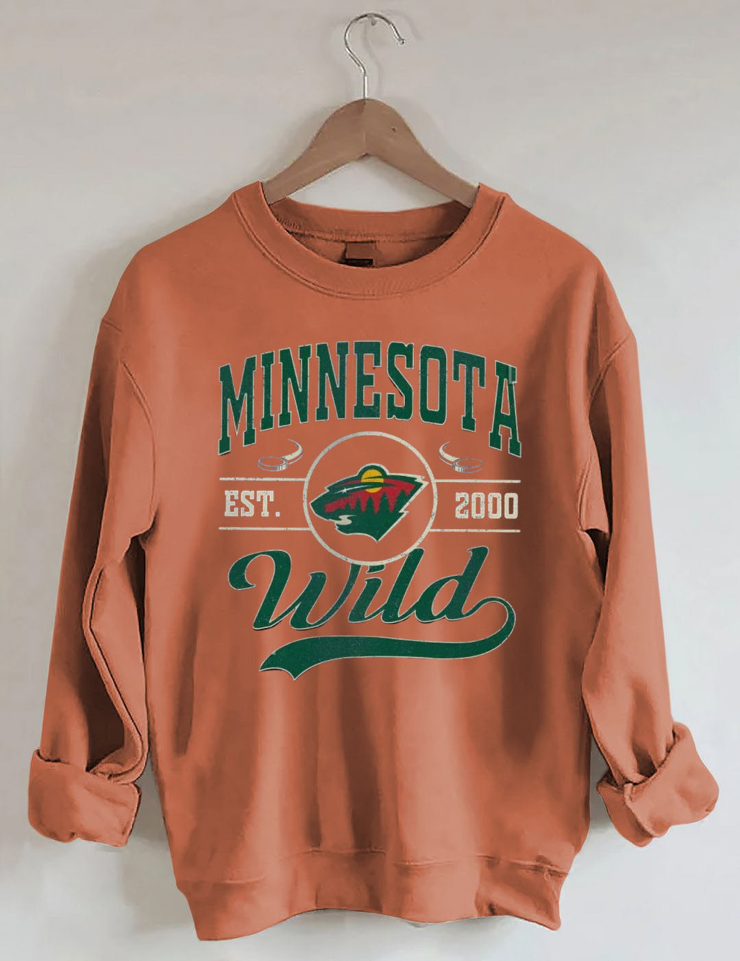 Vintage Minnesota Wild Hockey Sweatshirt