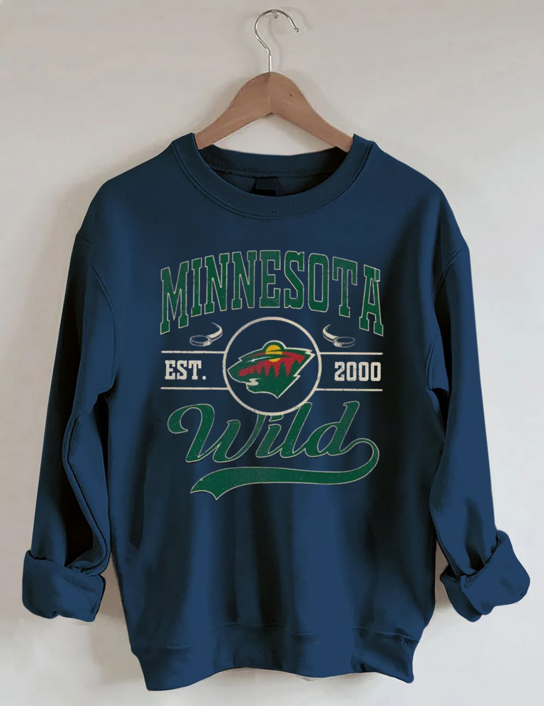 Vintage Minnesota Wild Hockey Sweatshirt