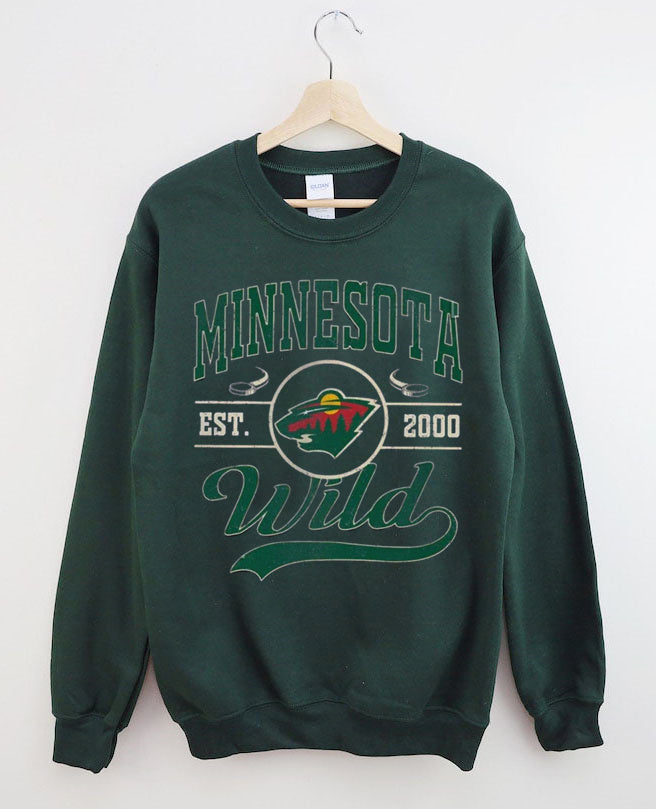 Vintage Minnesota Wild Hockey Sweatshirt