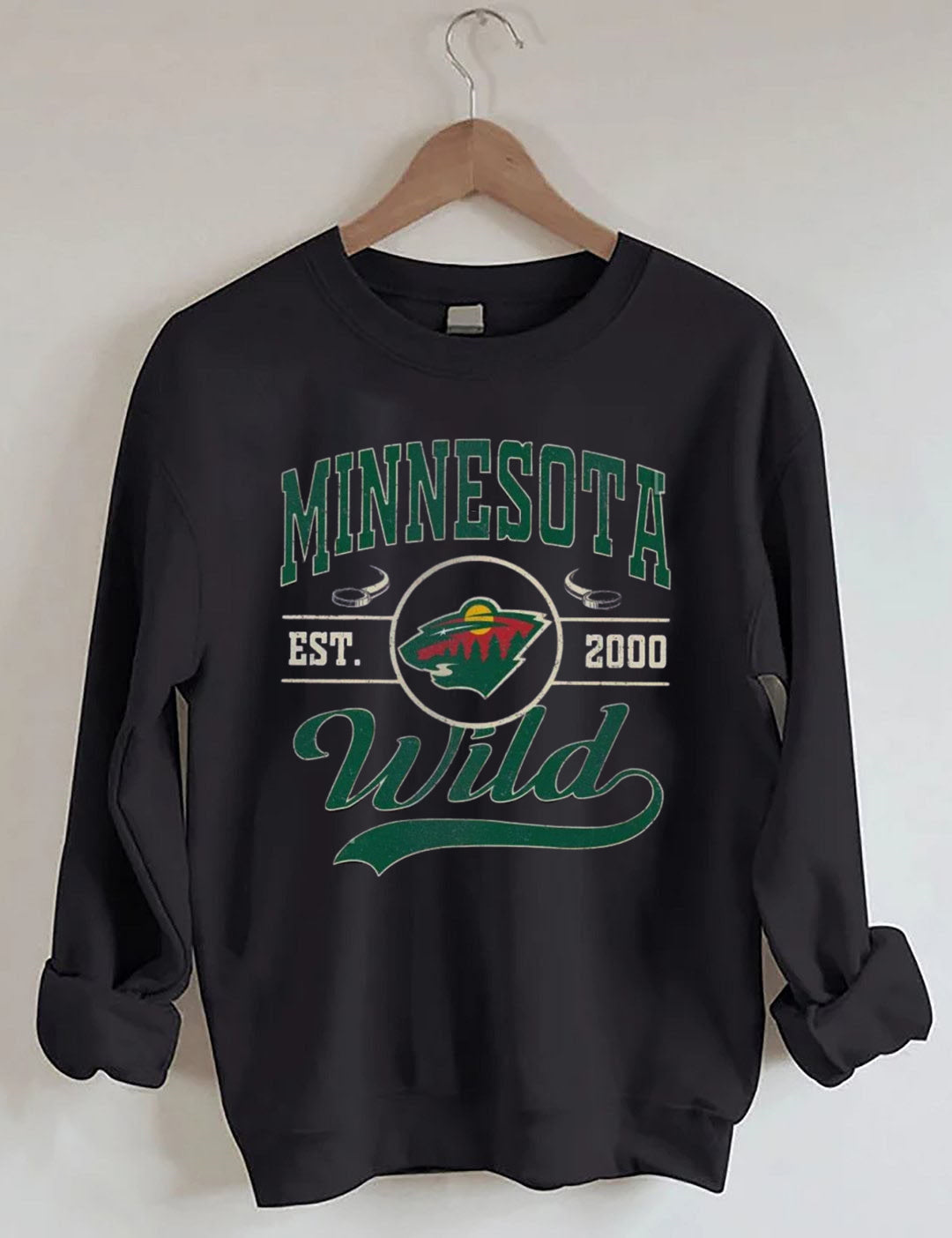 Vintage Minnesota Wild Hockey Sweatshirt