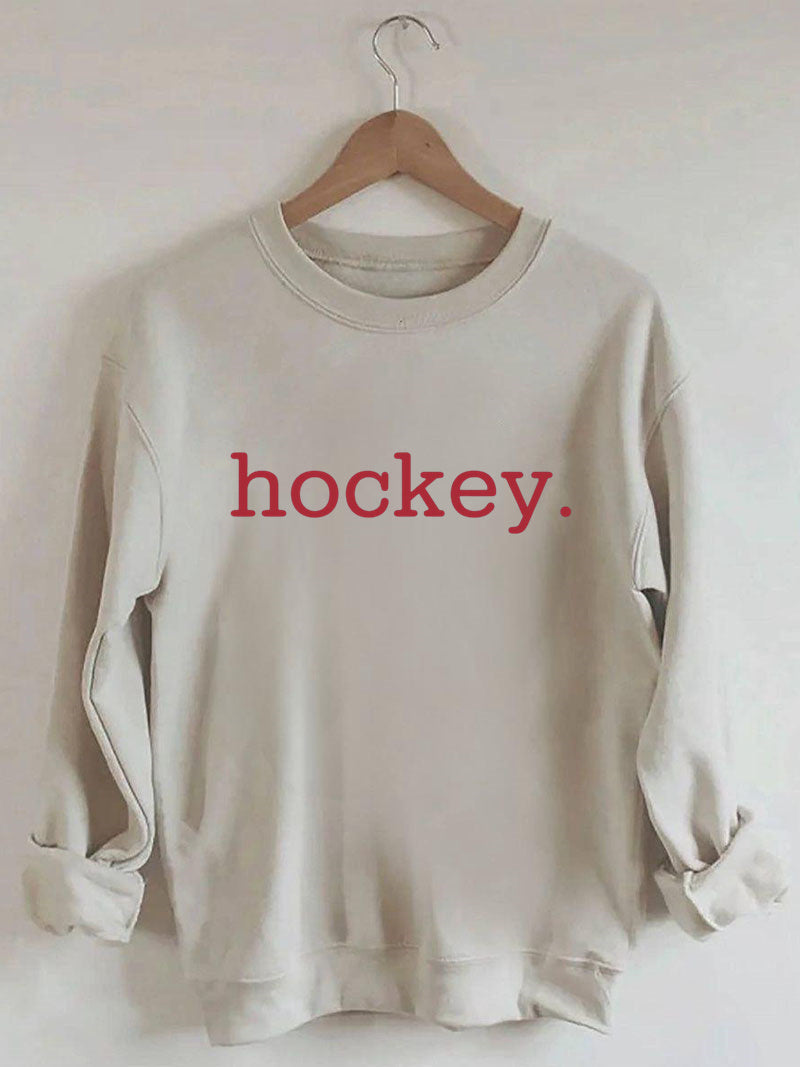 Minimalist Hockey Sweatshirt