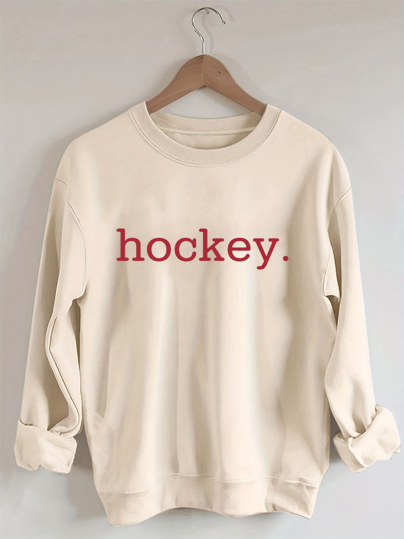 Minimalist Hockey Sweatshirt