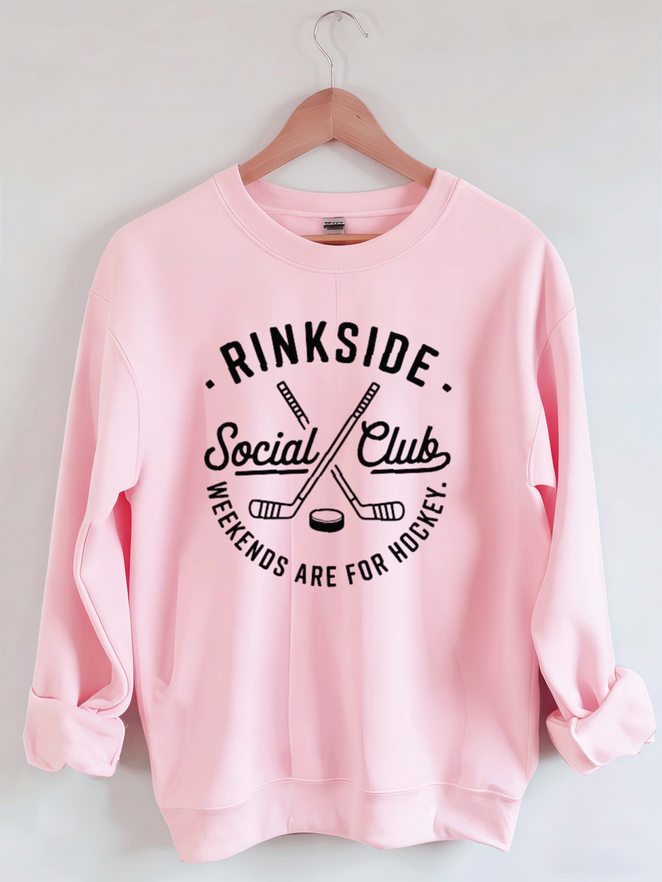 Rinkside Social Club Weekends Are For Hockey Sweatshirt