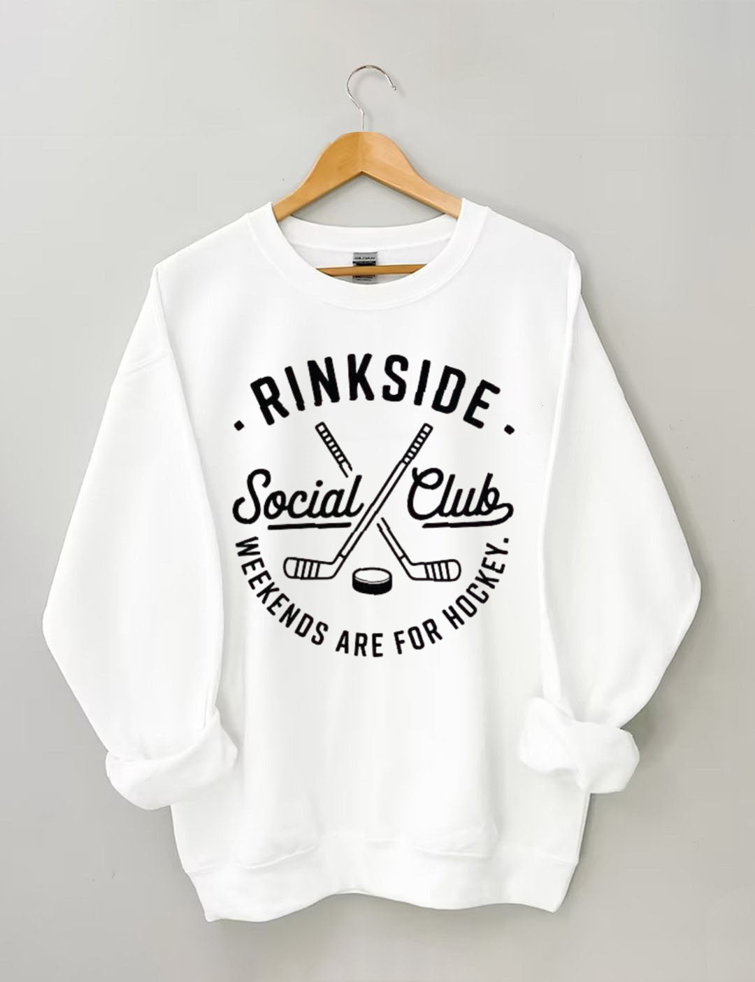 Rinkside Social Club Weekends Are For Hockey Sweatshirt