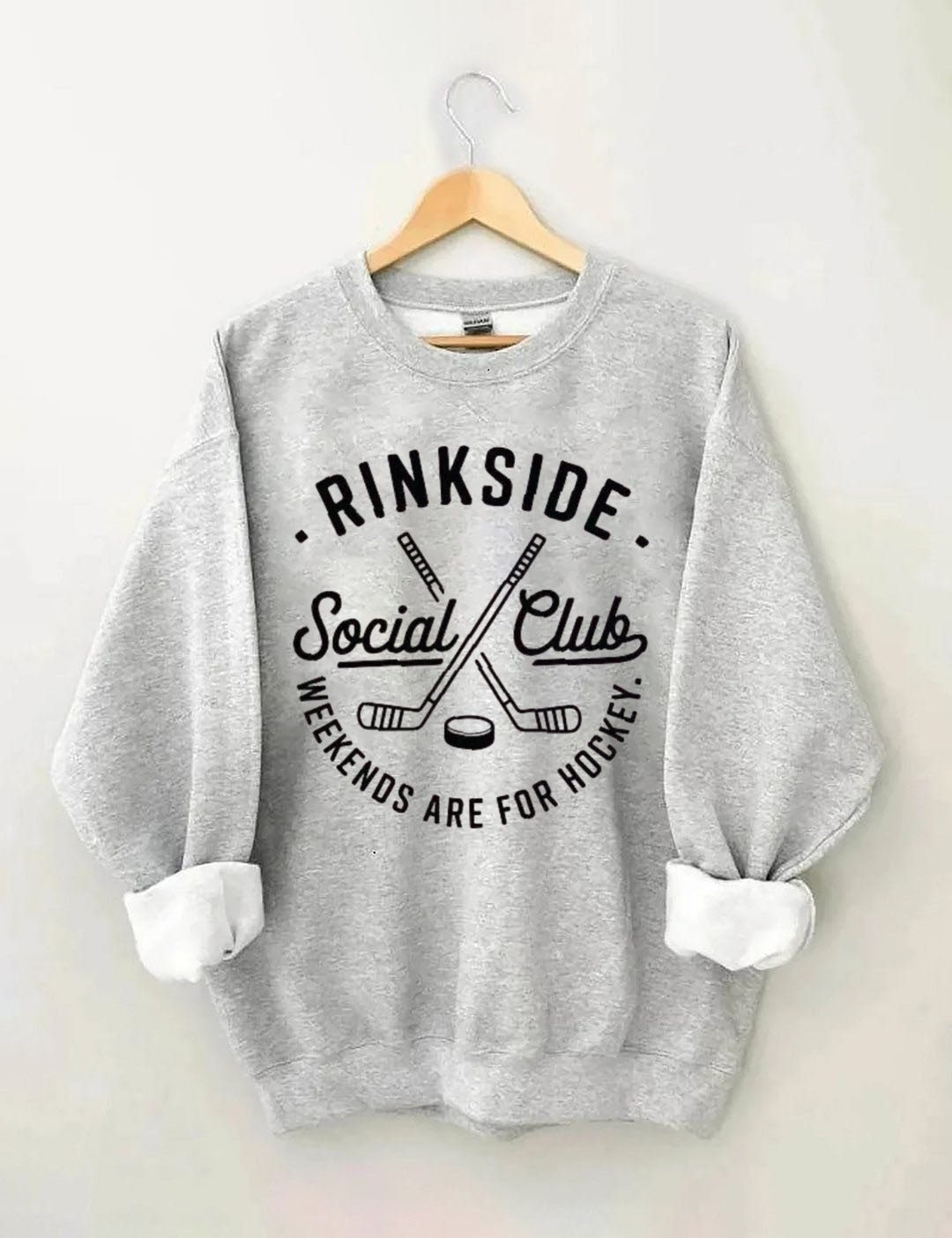 Rinkside Social Club Weekends Are For Hockey Sweatshirt