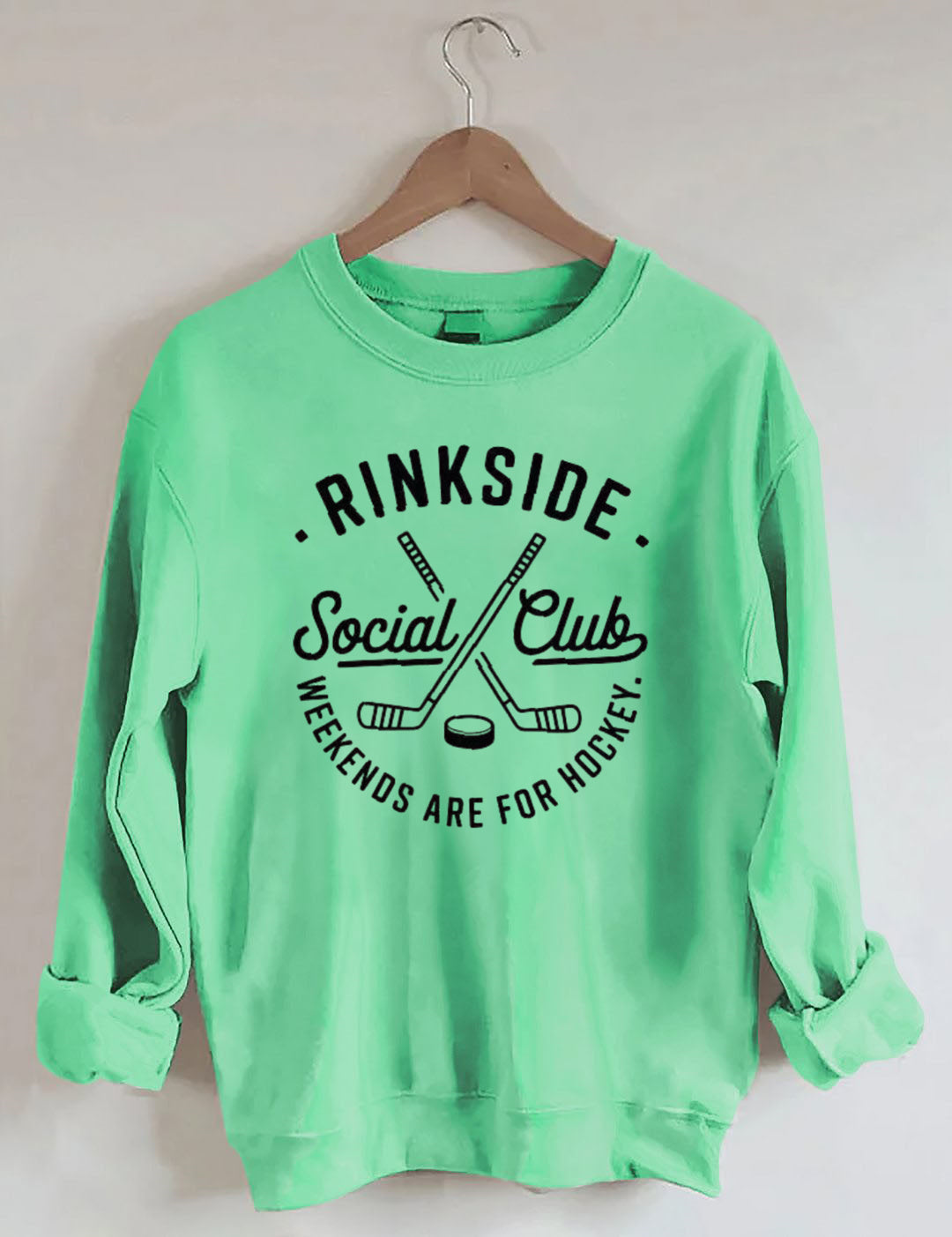 Rinkside Social Club Weekends Are For Hockey Sweatshirt