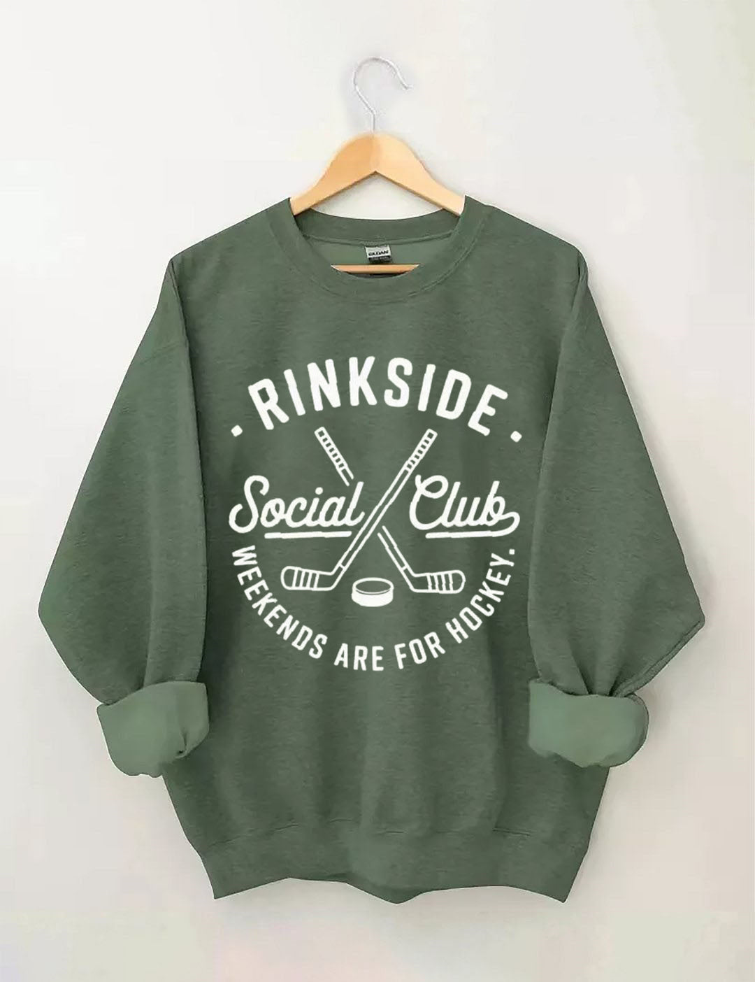 Rinkside Social Club Weekends Are For Hockey Sweatshirt