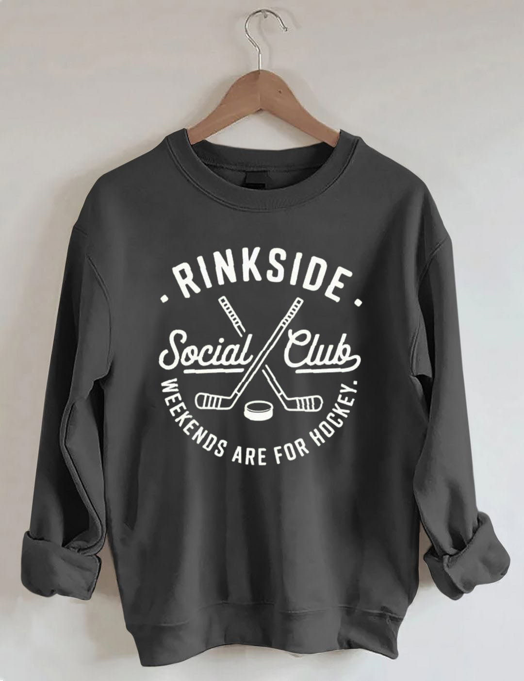 Rinkside Social Club Weekends Are For Hockey Sweatshirt