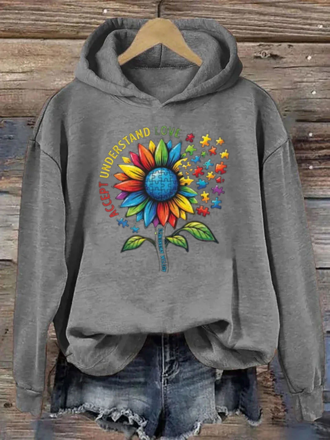 Accept Unaderstand Love,Autism-awareness Hoodie
