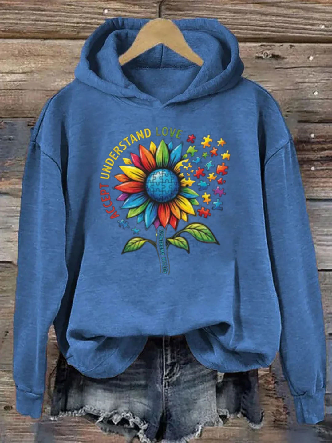 Accept Unaderstand Love,Autism-awareness Hoodie
