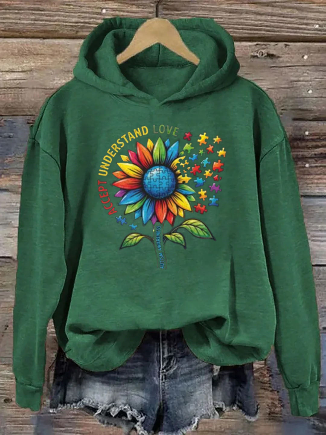 Accept Unaderstand Love,Autism-awareness Hoodie