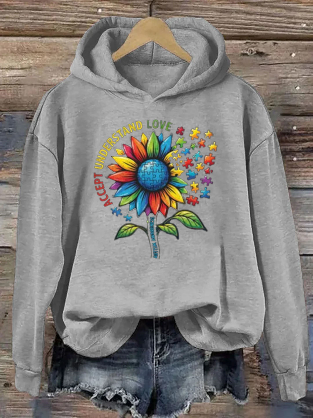 Accept Unaderstand Love,Autism-awareness Hoodie