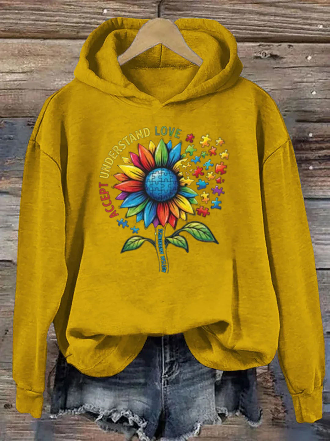 Accept Unaderstand Love,Autism-awareness Hoodie