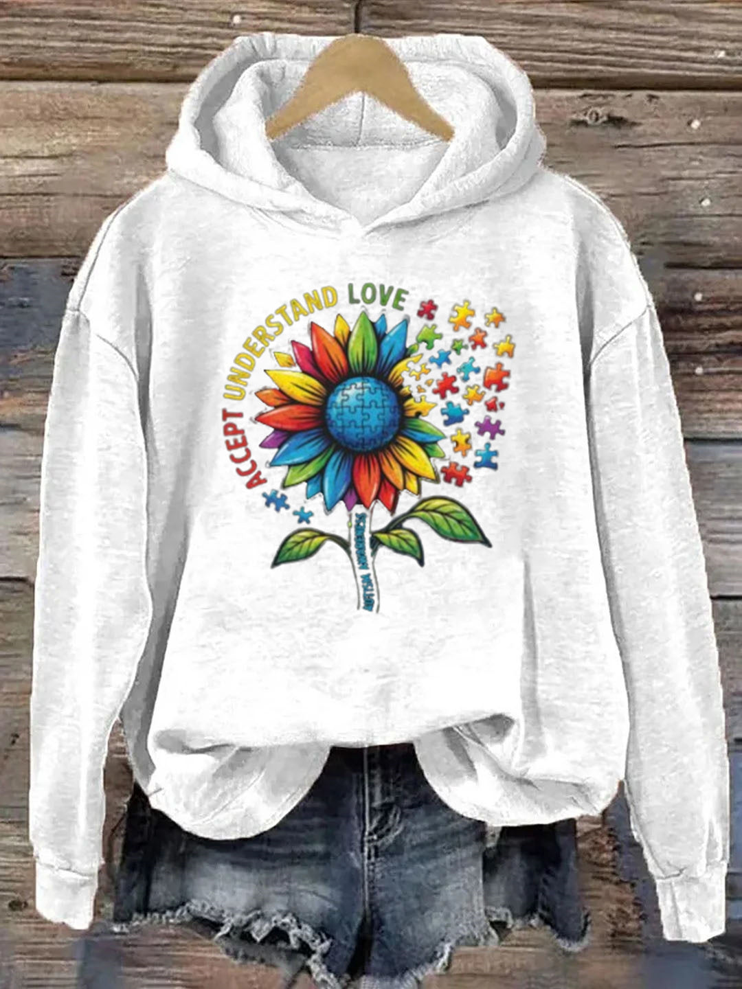 Accept Unaderstand Love,Autism-awareness Hoodie