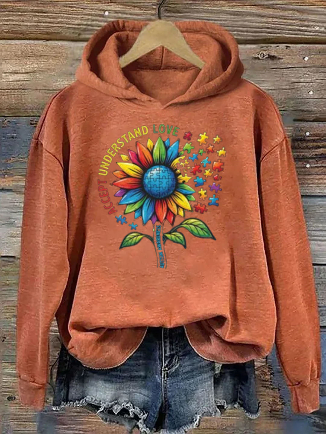 Accept Unaderstand Love,Autism-awareness Hoodie