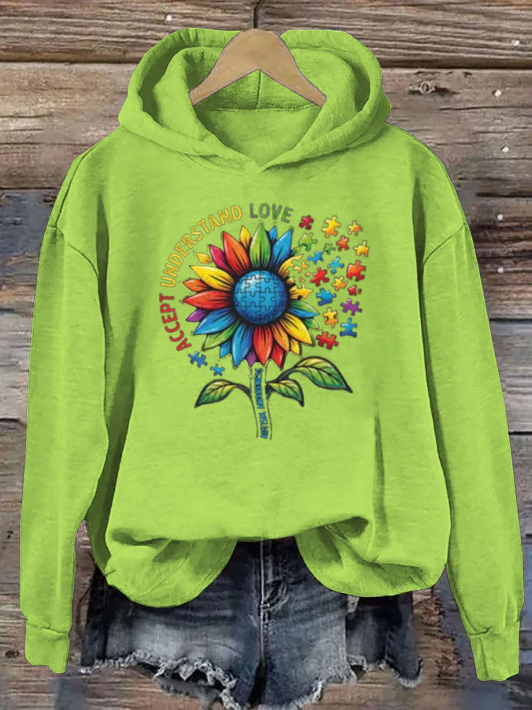Accept Unaderstand Love,Autism-awareness Hoodie