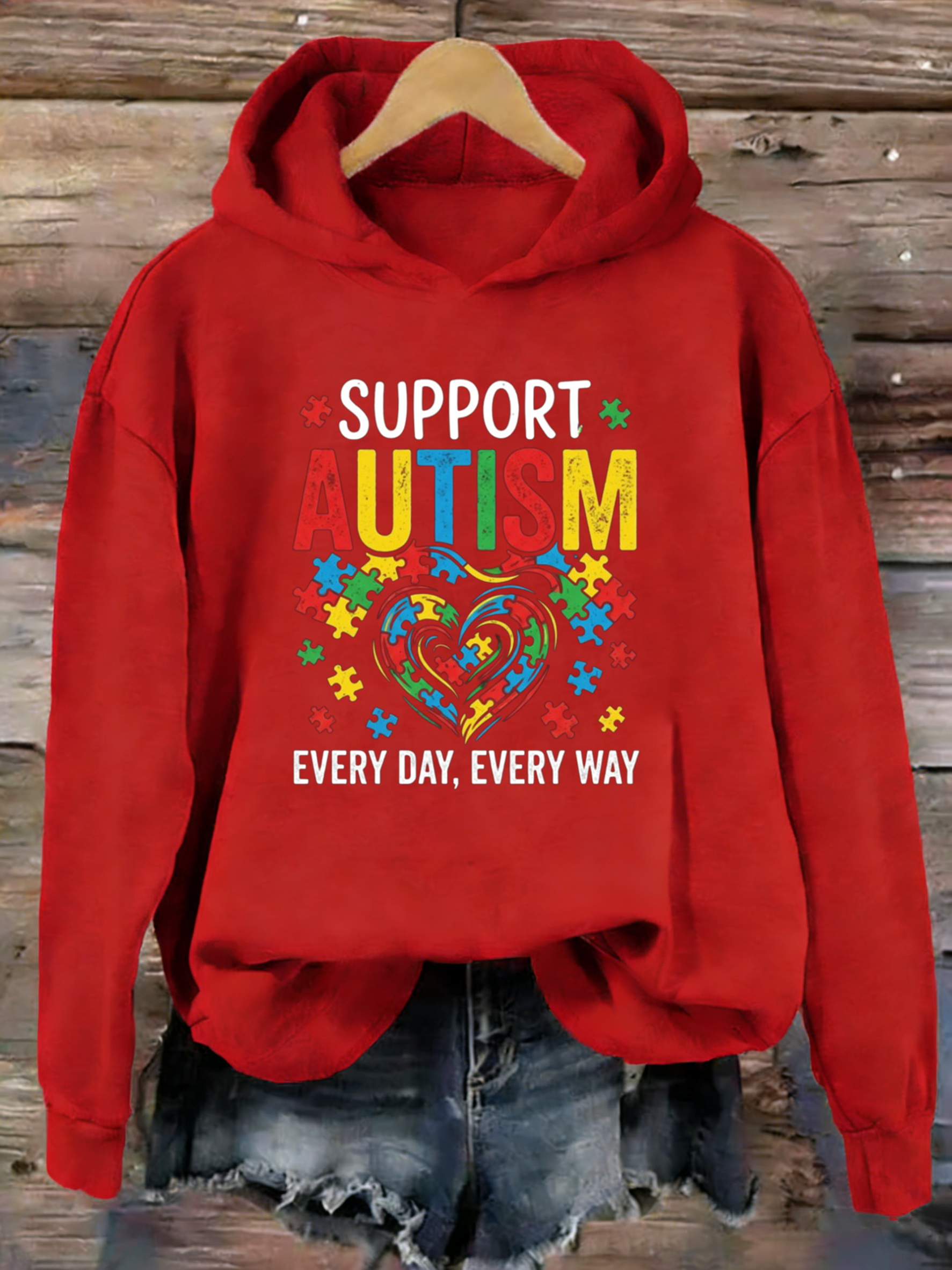 Support Autism Every Day, Every Way Hoodie