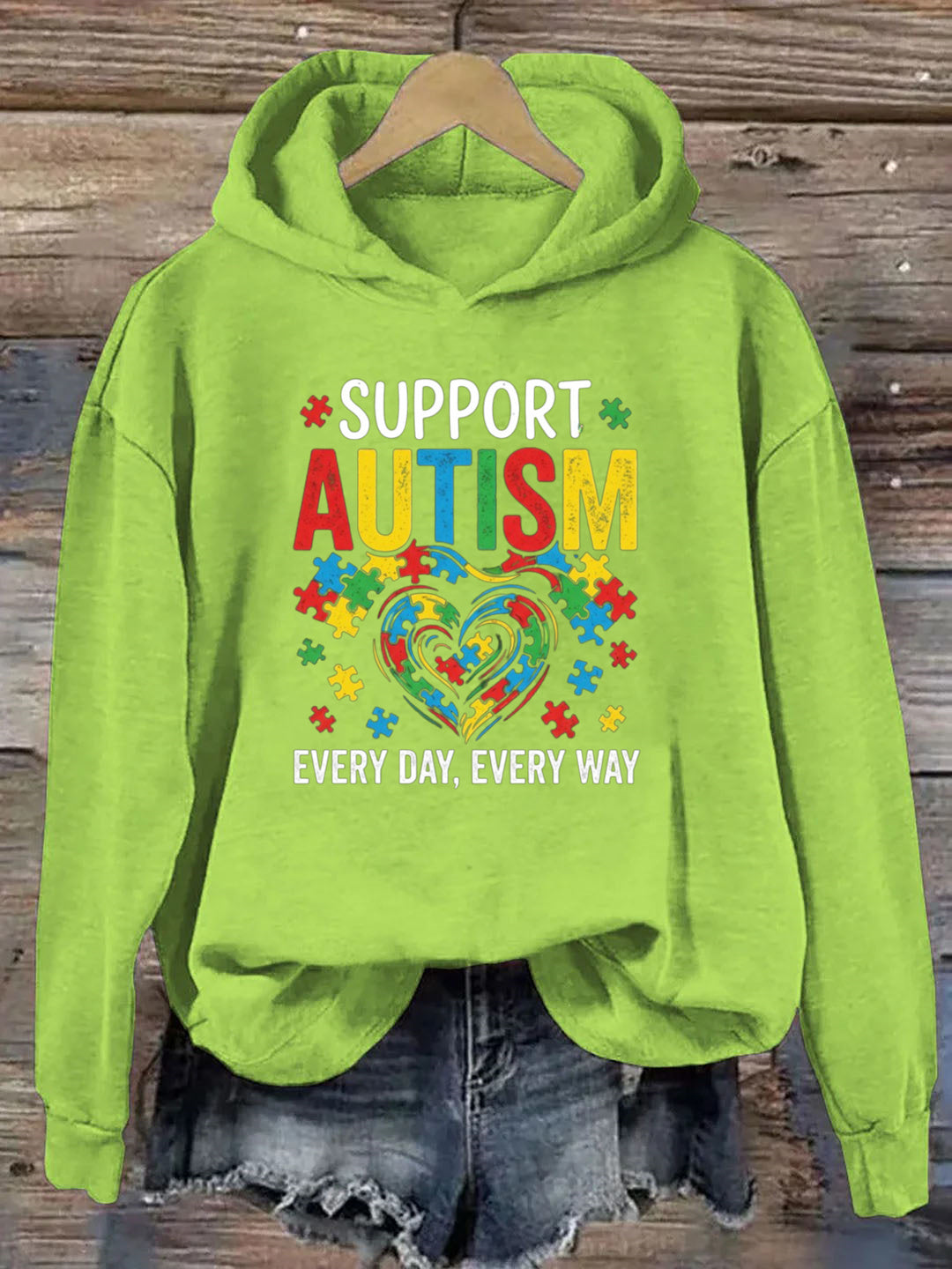 Support Autism Every Day, Every Way Hoodie