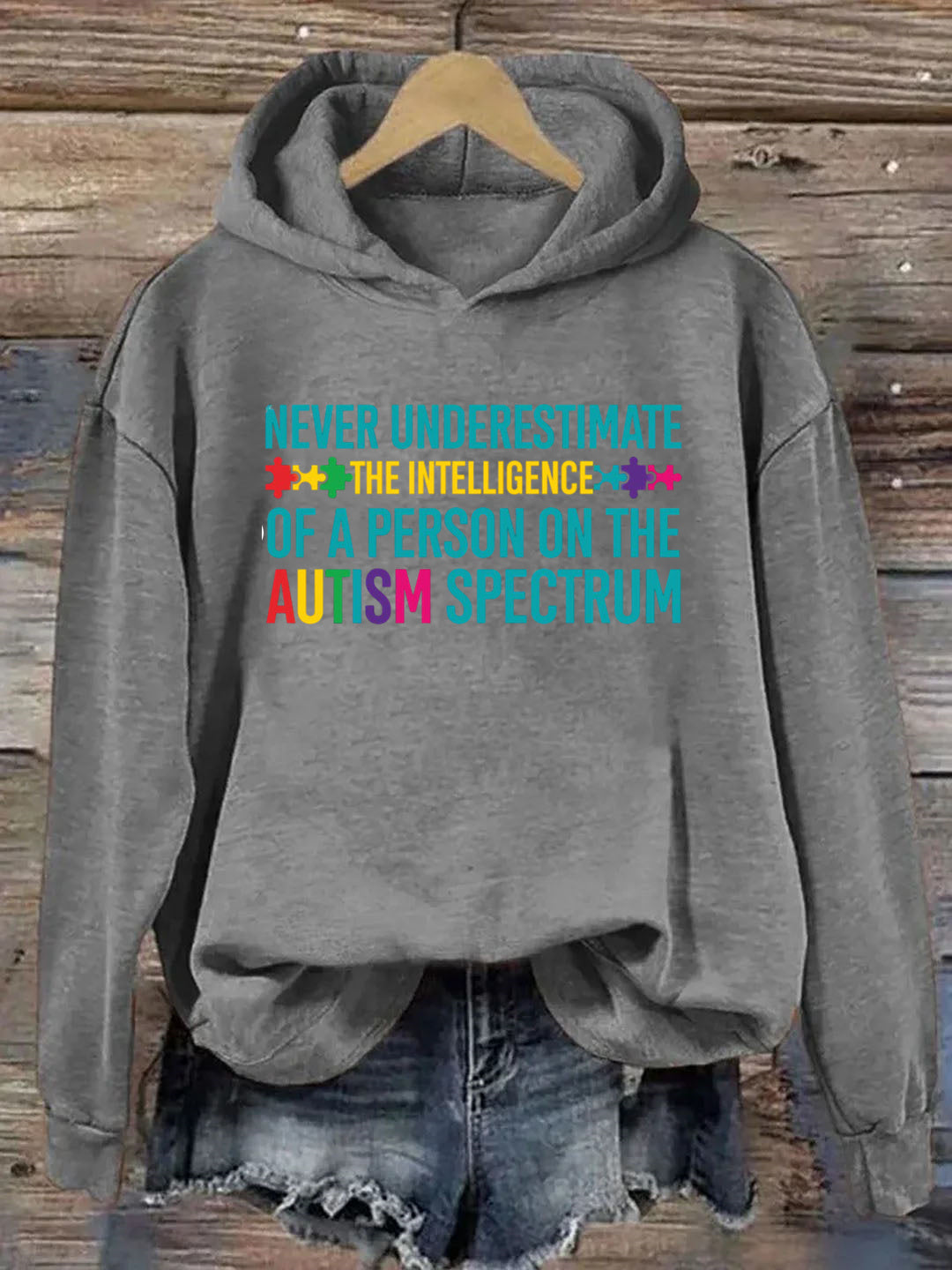 Funny Autism Awareness Autism Spectrum Hoodie