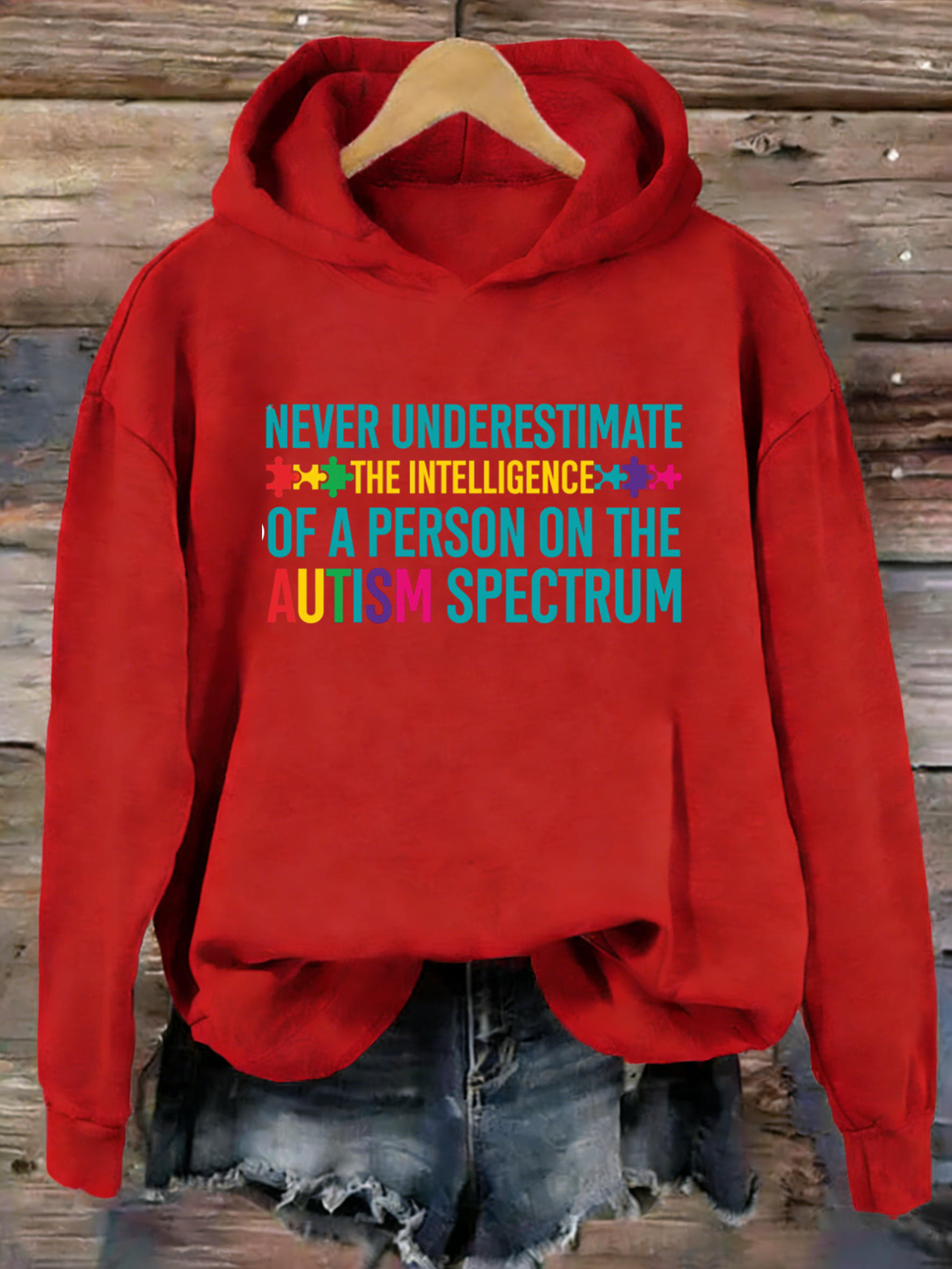 Funny Autism Awareness Autism Spectrum Hoodie