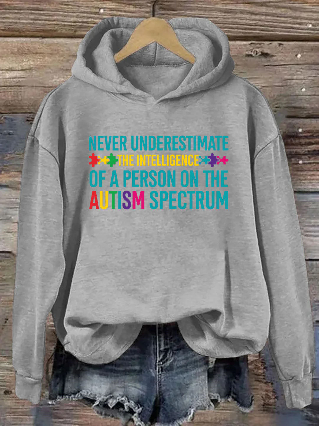 Funny Autism Awareness Autism Spectrum Hoodie