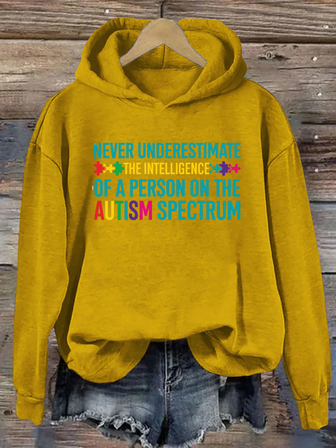 Funny Autism Awareness Autism Spectrum Hoodie