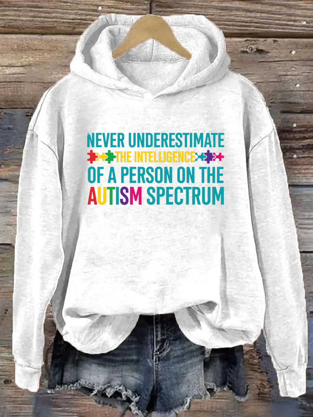 Funny Autism Awareness Autism Spectrum Hoodie