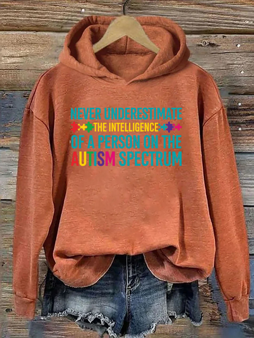 Funny Autism Awareness Autism Spectrum Hoodie
