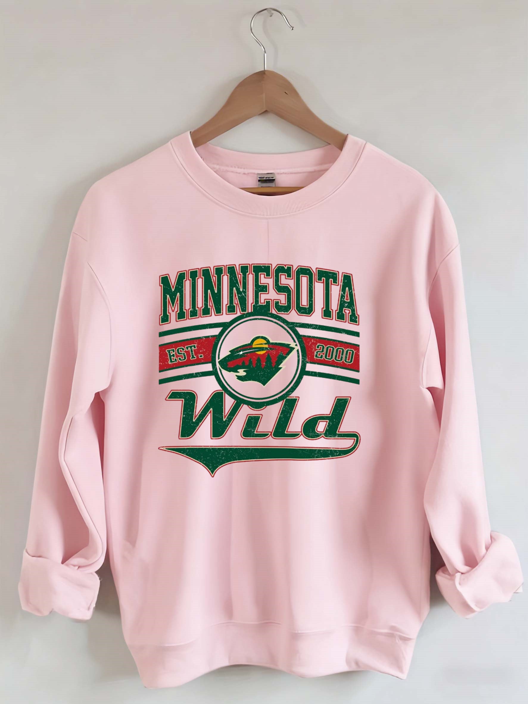 Vintage 90s Minnesota Wild Hockey Sweatshirt