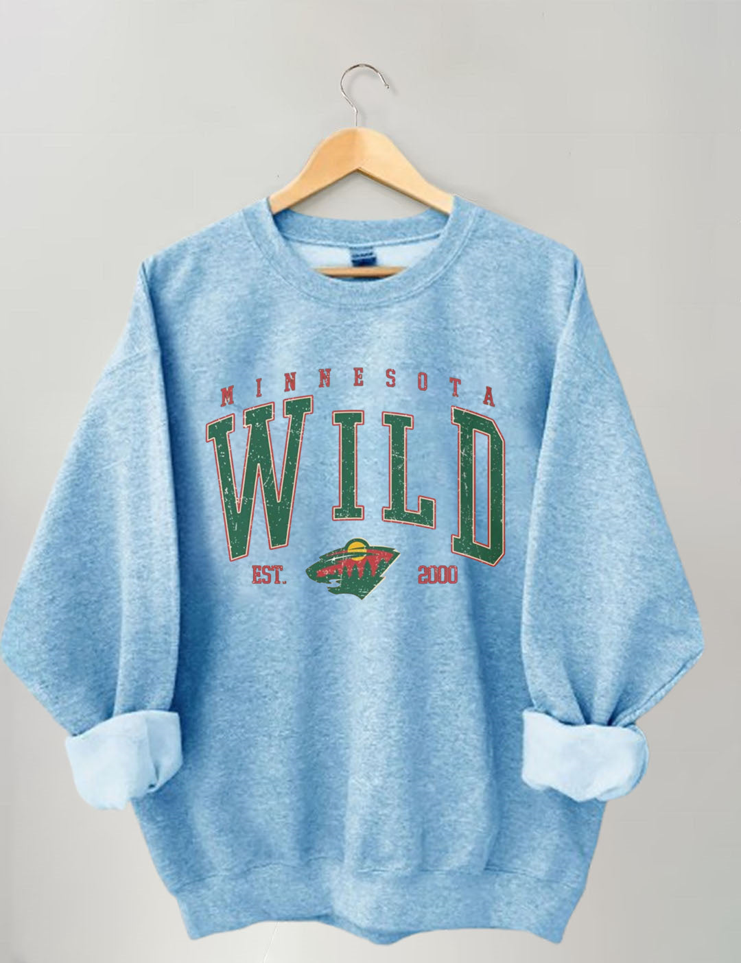 Retro Minnesota Wild Sweatshirt
