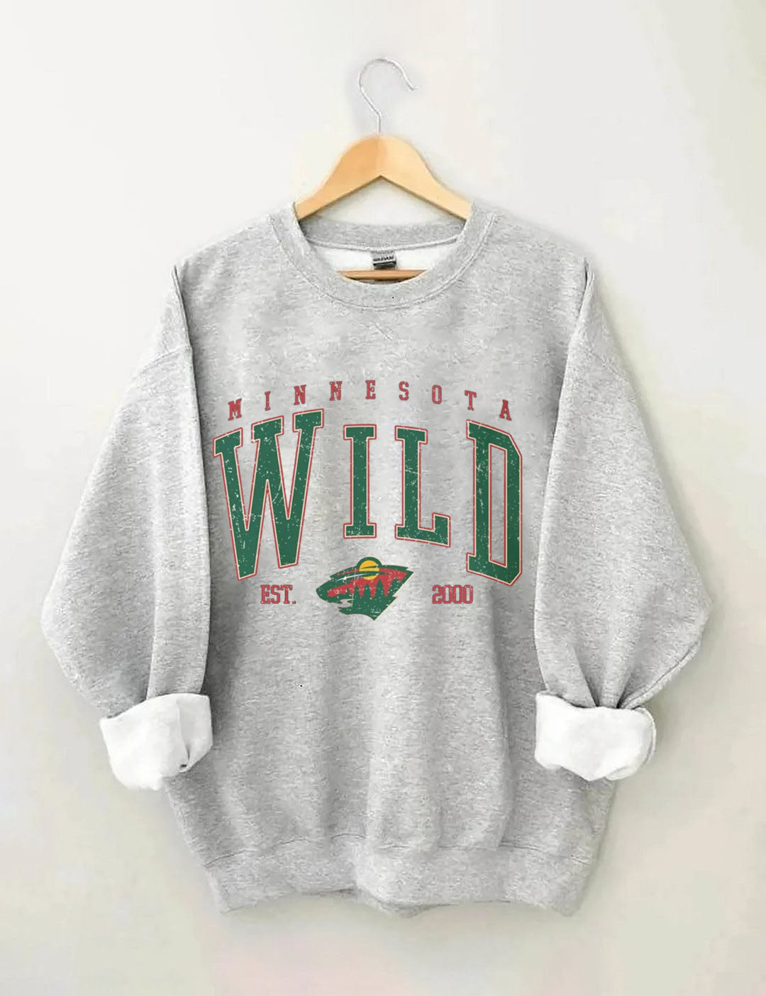 Retro Minnesota Wild Sweatshirt