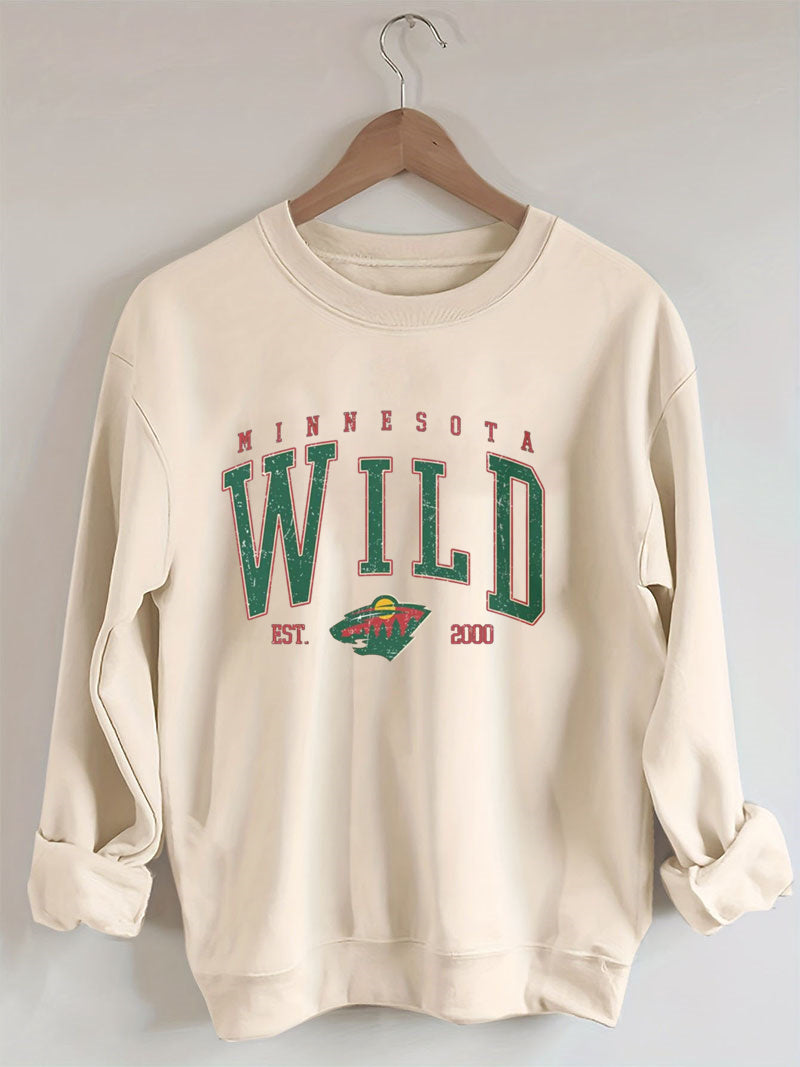 Retro Minnesota Wild Sweatshirt
