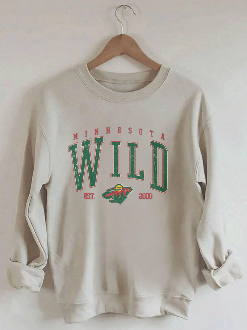 Retro Minnesota Wild Sweatshirt