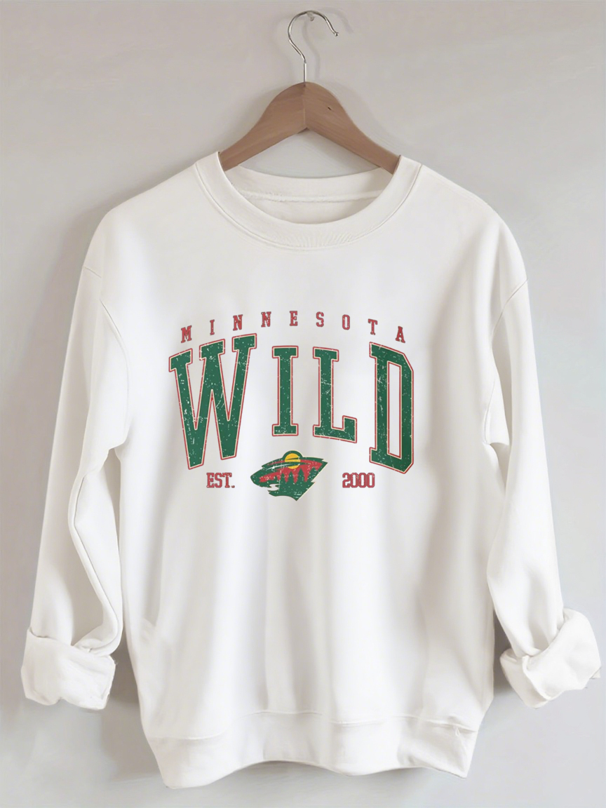 Retro Minnesota Wild Sweatshirt